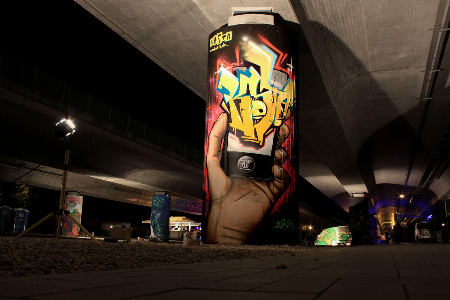 Graffiti in Ludwigsfelde - Max Kosta 2014