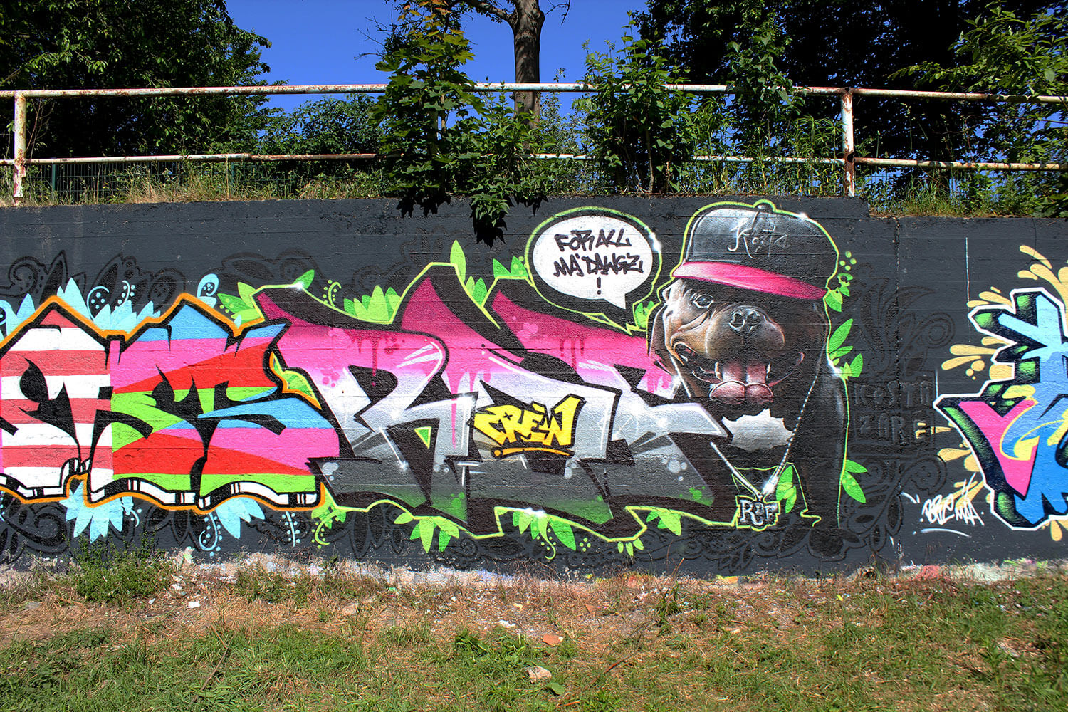 legales Graffiti in Eisenach - Max Kosta 2015