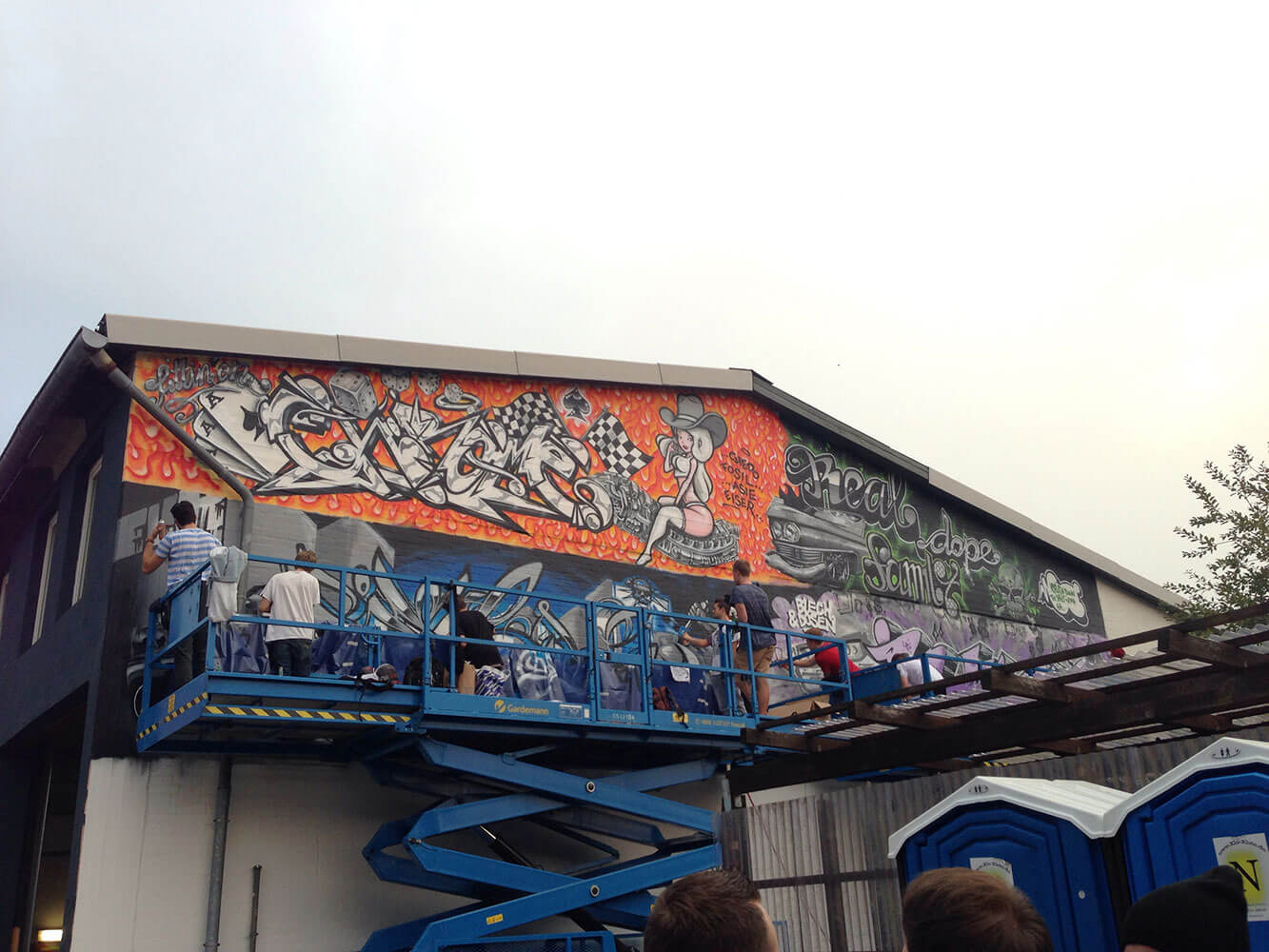 Graffiti Jam Hamburg - Blech und Dosen Jam - Max Kosta 2014