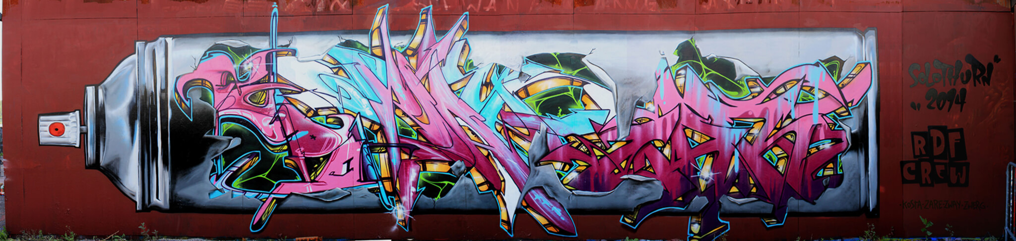 Graffiti Jam Solothurn - Spraycan by artist Max Kosta