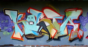 Kosta Graffiti by Max Kosta in Wettingen 2014