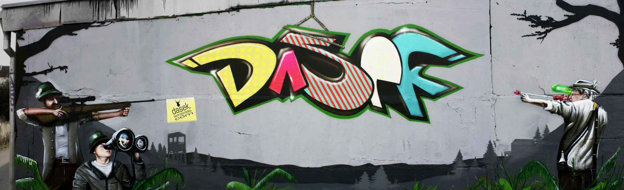 "Dasek" Graffiti Wall - Max Kosta, Krasty & Herr Haase 2008