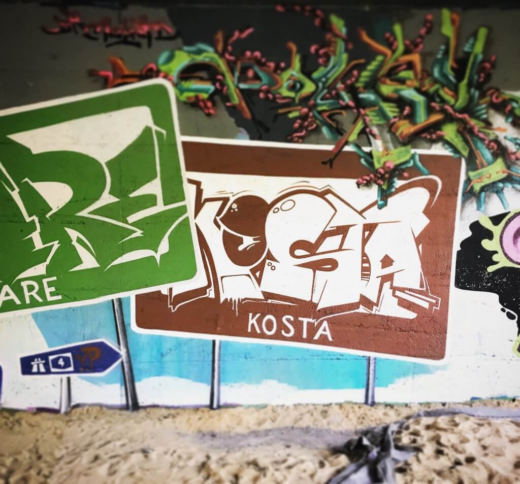Graffiti in Erfurt 2017 - Strandgut